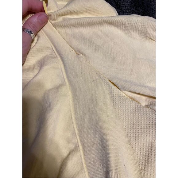 Adidas Bright Yellow Zip Running Hoodie, Women's Size Medium - Picture 5 of 9